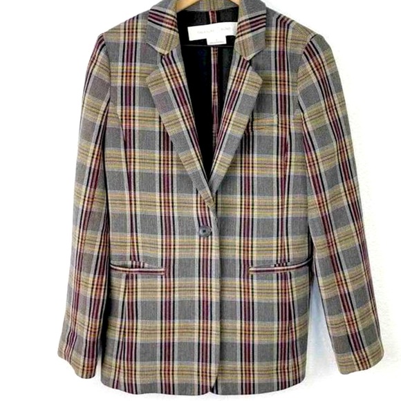 Treasure&Bond casual blazer. Plaid size M - Picture 5 of 5